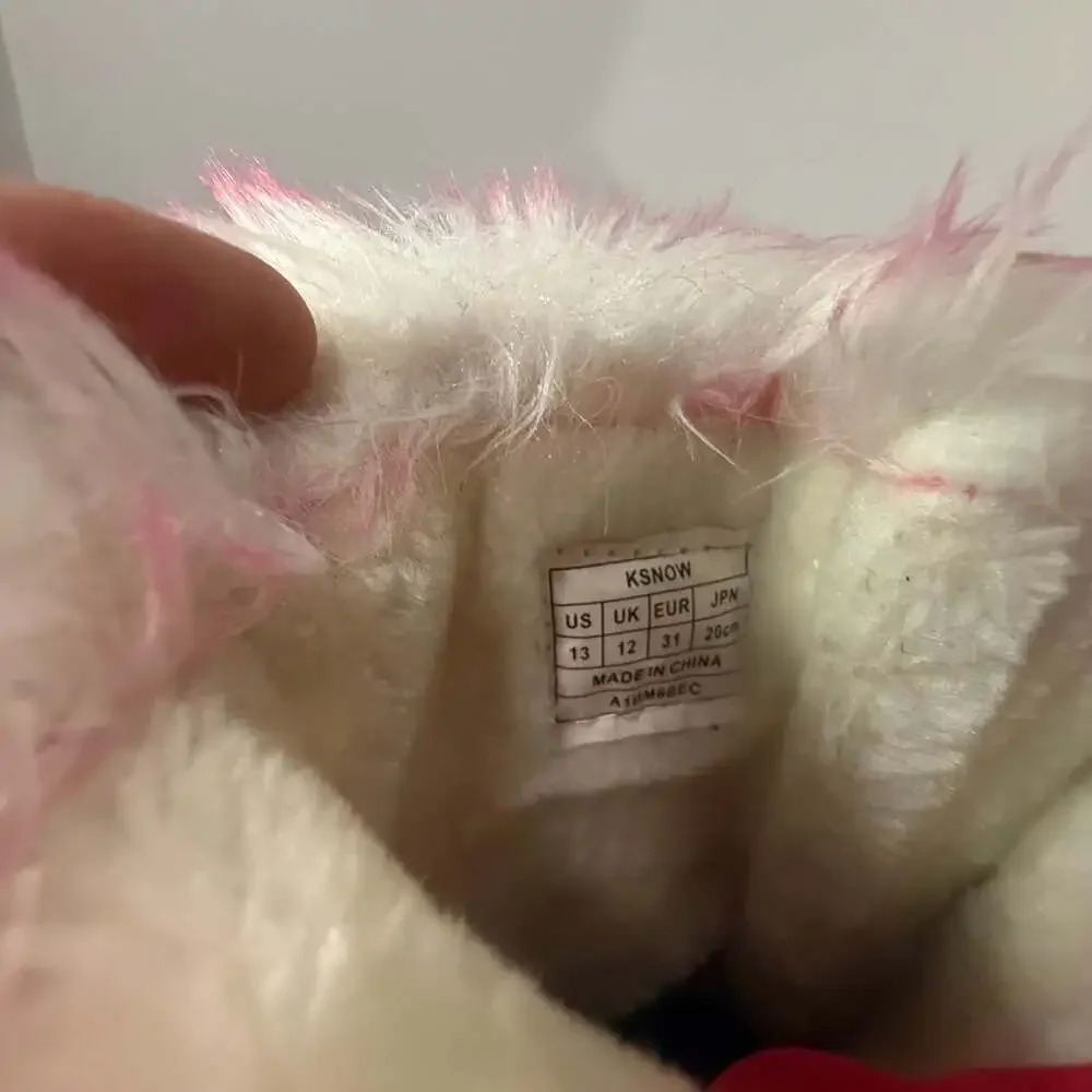 Dream Pairs Kids Girls Pink Waterproof Insulated Snow Boots Size‎ 13